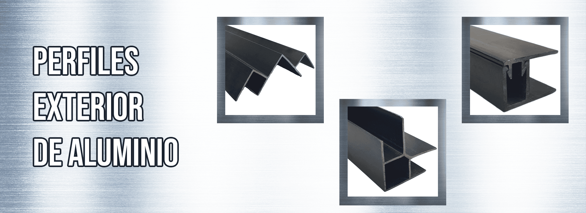 Perfiles de Exterior de Aluminio PERFIL EXT ALUM 270° BLANCO P-UV-2 2,5