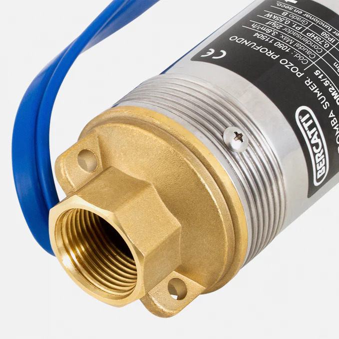 Bomba Sumergible Pozo Profundo 3″ 0,75HP BERCATTI 3BDM2.5/15