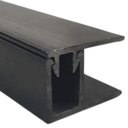 PERFIL EXT PVC FULLTECH 270° NEGRO PE2 5