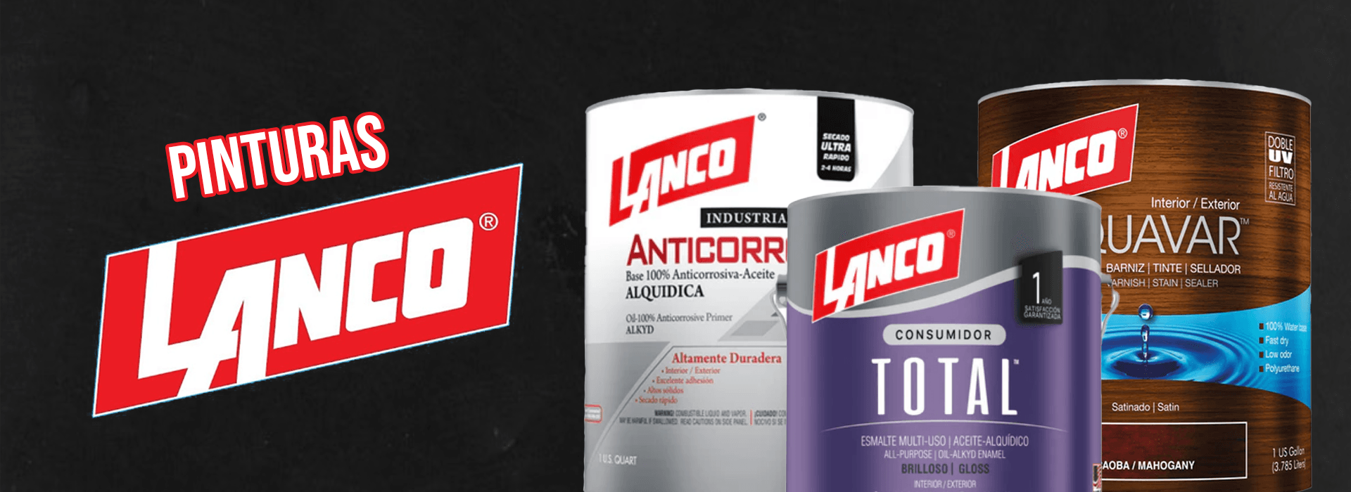 Pinturas Lanco Lanco Anticorrosivo Industrial (Disponible en 6 Colores)